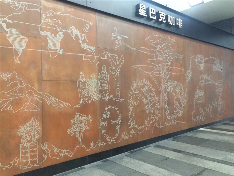 金平耐候钢幕墙