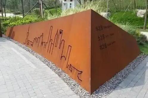 金平耐候钢挡土墙